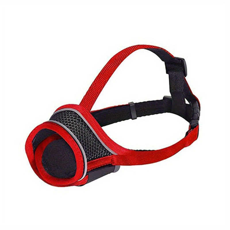 Muselière Réglable en Maille Douce pour Chien